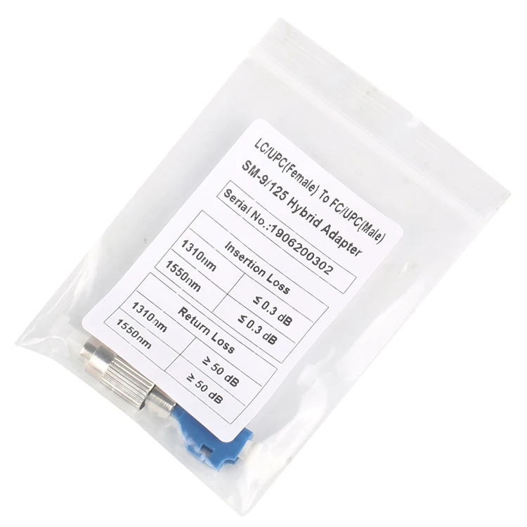 5 шт./компл. LC FC волоконно оптический адаптер Мужской Женский Гибридный фланец