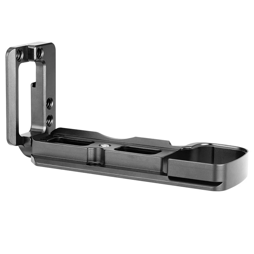 

L Type Aluminum Alloy With Cold Shoe Holder Camera Black Quick Release Plate Adapter Bracket Support Stabilizer For Sony A6400