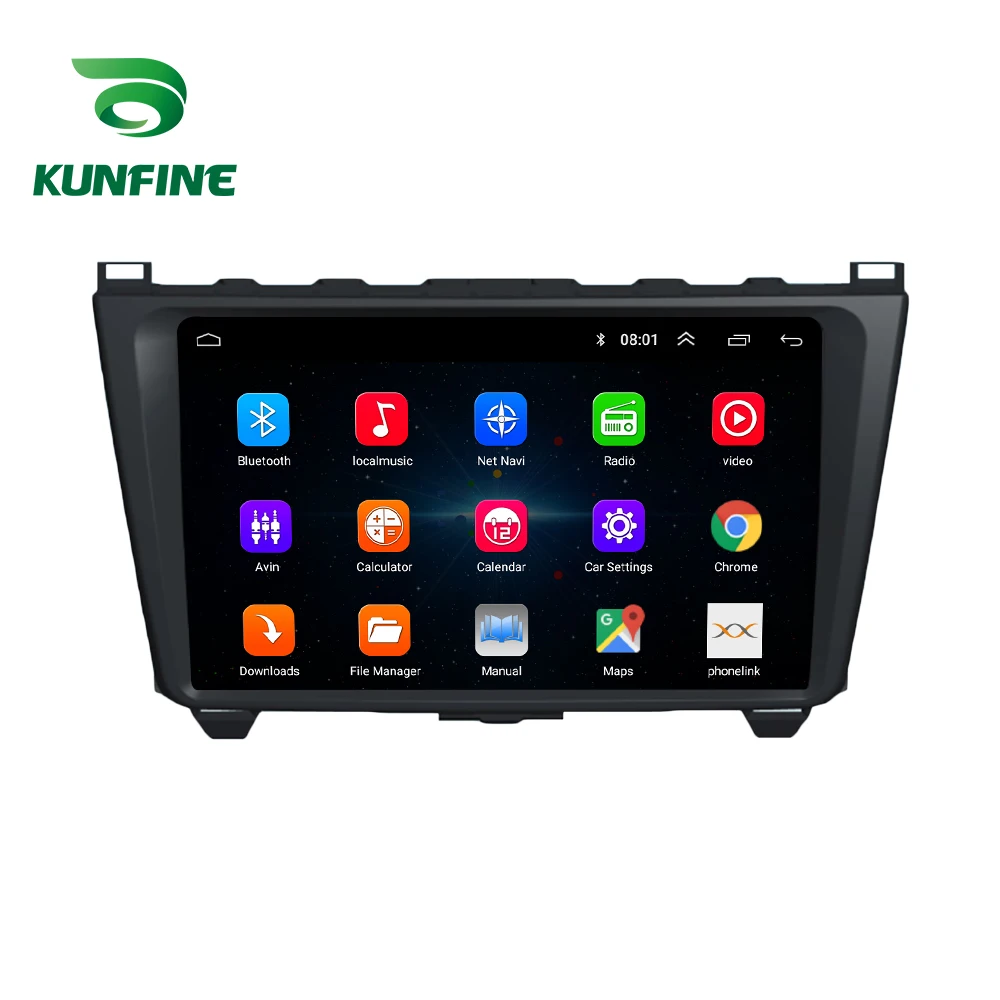 

Octa Core 1024*600 Android 8.1 Car DVD GPS Navigation Player Deckless Car Stereo for Mazda 6 Core-wing 2008-2014 Radio Headunit