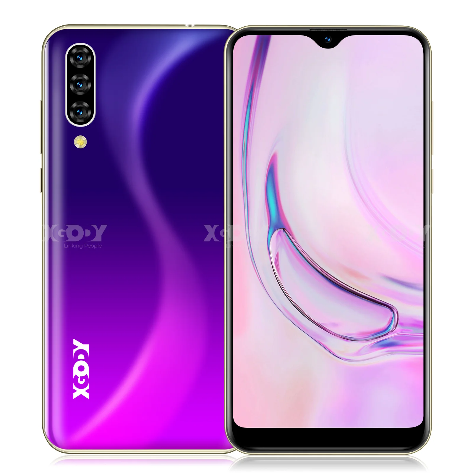 Xgody 3G мобильный телефон 2 Гб оперативной памяти 16 встроенной смартфон Note 7 6 26