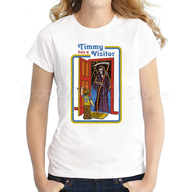 Women's T Shirt 80s Retro Dark Humor 
