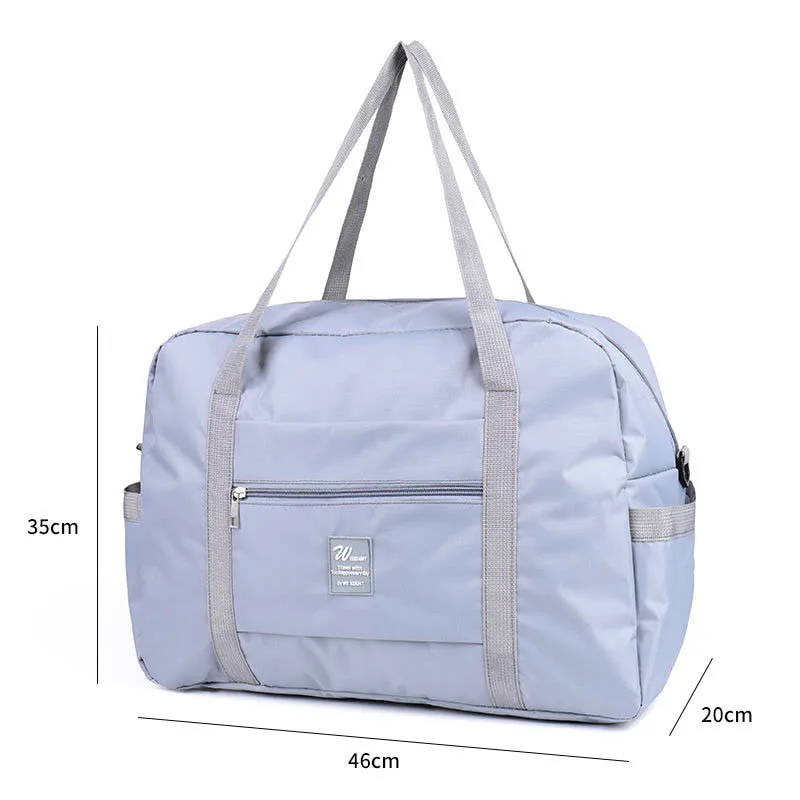 Light gray 2 Высококачественная Водонепроницаемая оксфордская дорожная сумка для женщин и мужчин, большая дорожная сумка, органайзер для путешествий, сумки для багажа, упаковка кубиков, сумка для выходных - Цвет: Light gray 2