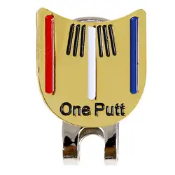 Съемная Спортивная Кепка для гольфа, зажим для мяча, Металическая профессиональная Магнитная наружная декорированная маркер, инструмент