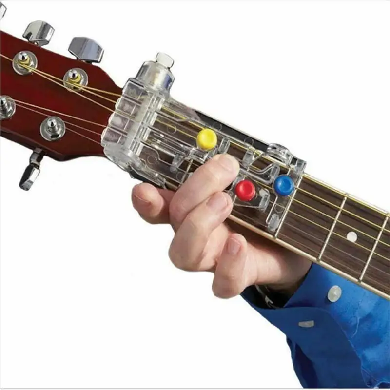 

Acoustic Guitar Chord Buddy Teaching Aid Guitar Tool Guitar Learning System Teaching Aid Accessories for Guitar Learning Durable