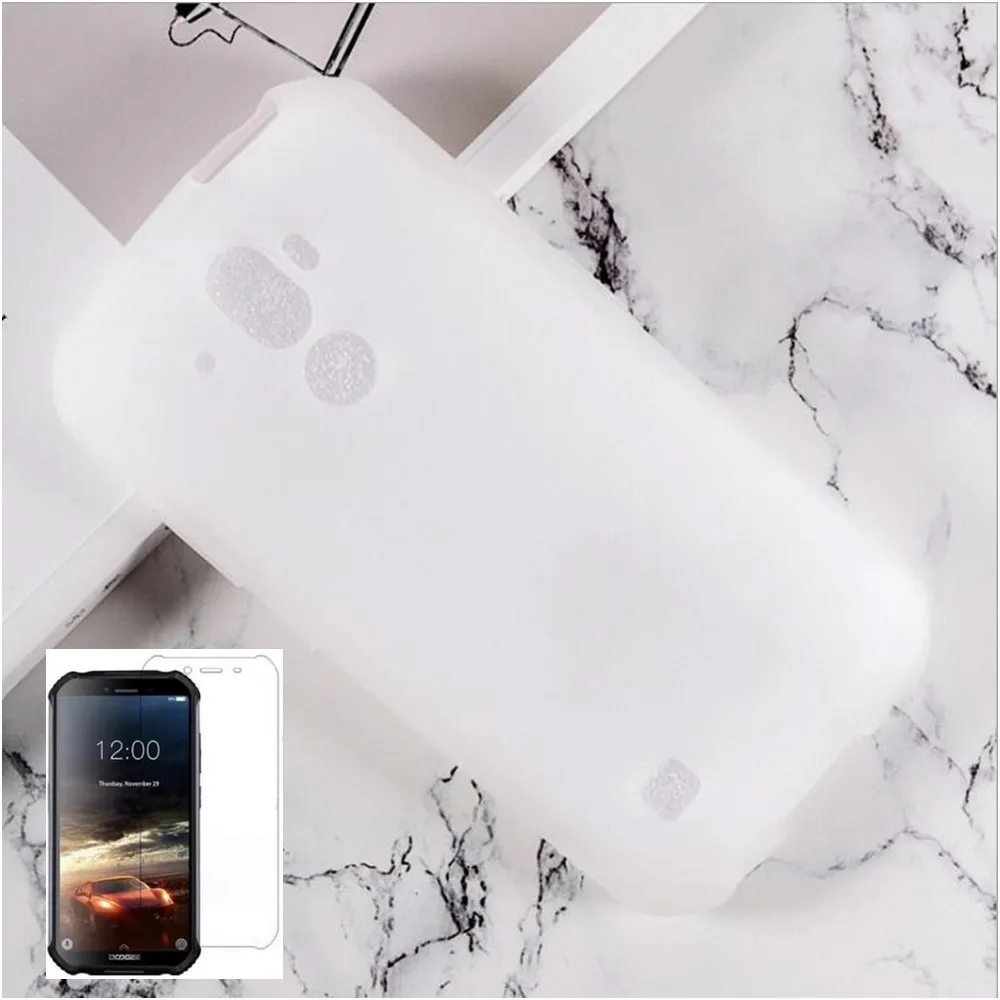 Для Doogee S40 Чехол Для Doogee S40 чехол+ Защитная пленка для экрана из закаленного стекла Для Doogee S40