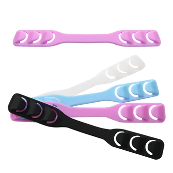 

5pcs Ear Protective Mask Hook Silicone Mask Strap Extension Buckles Mask Rope Length Adjusting Buckle (Random Color)
