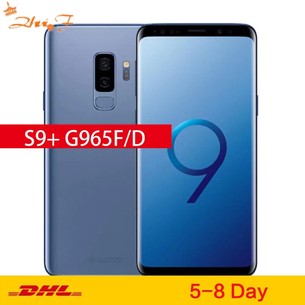 Samsung Galaxy S9 Plus Duos G965FD 64 Гб ПЗУ 6 ГБ ОЗУ поддержка двух Sim-карт оригинальный мобильный