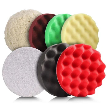 

Polishing Pads,7 Pcs 7 Inch(180mm) Buffing and Polishing Pads Kit, Perfect for Car, Metal, Ceramics Polishing, Sanding and Waxin
