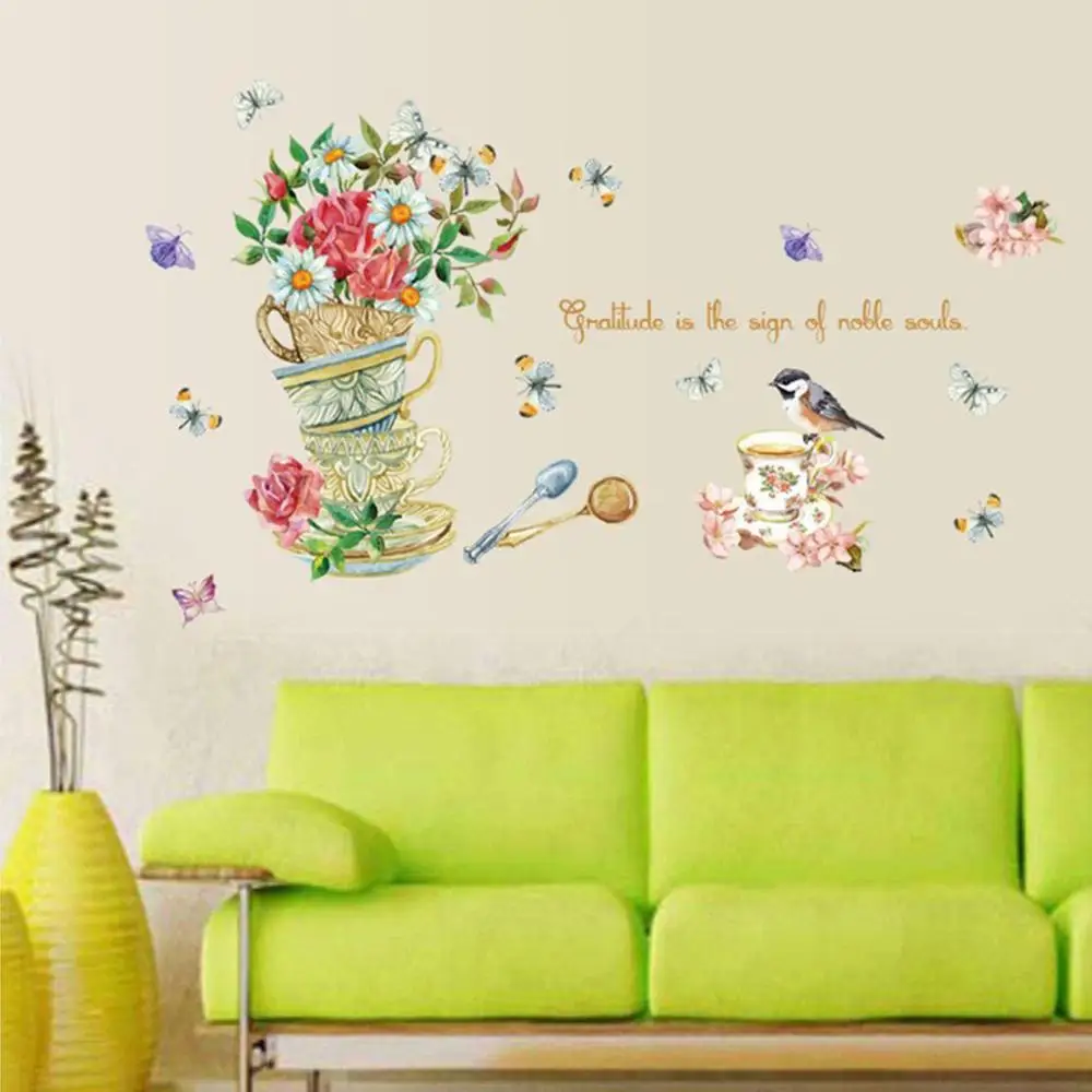 Room Decoration Potted plant Wall Stickers for Kids Rooms Removable Home Decor Vinilos Decorativos Para Paredes Dropshipping c Room Decoration Potted plant Wall Stickers for Kids Rooms Removable Home Decor Vinilos Decorativos Para Paredes Dropshipping c