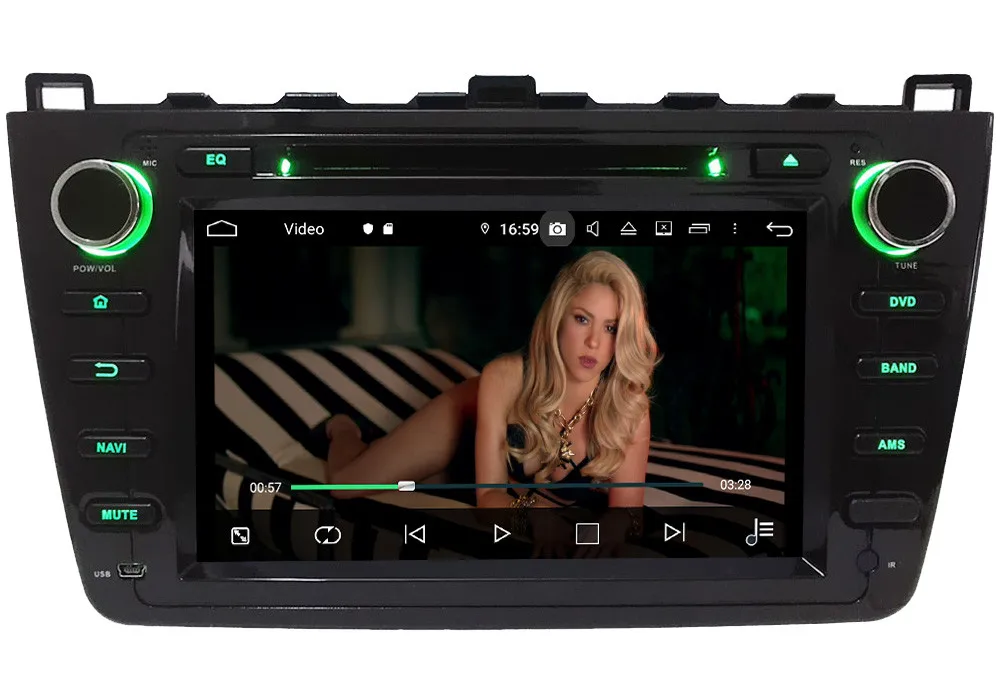 Excellent Klyde IPS 4G WIFI Android 9 Octa Core 4GB RAM 64GB ROM DSP BT Car DVD Multimedia Player Stereo For Mazda 6 Ultra Ruiyi 2008-2015 6