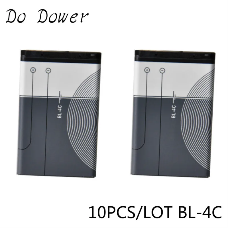 

Аккумулятор BL4C, 10 шт./лот BL-4C для Nokia 6100, 6125, 6136, 6170, 6300, 7705, 7200, 7270, 8208, 890 мА · ч