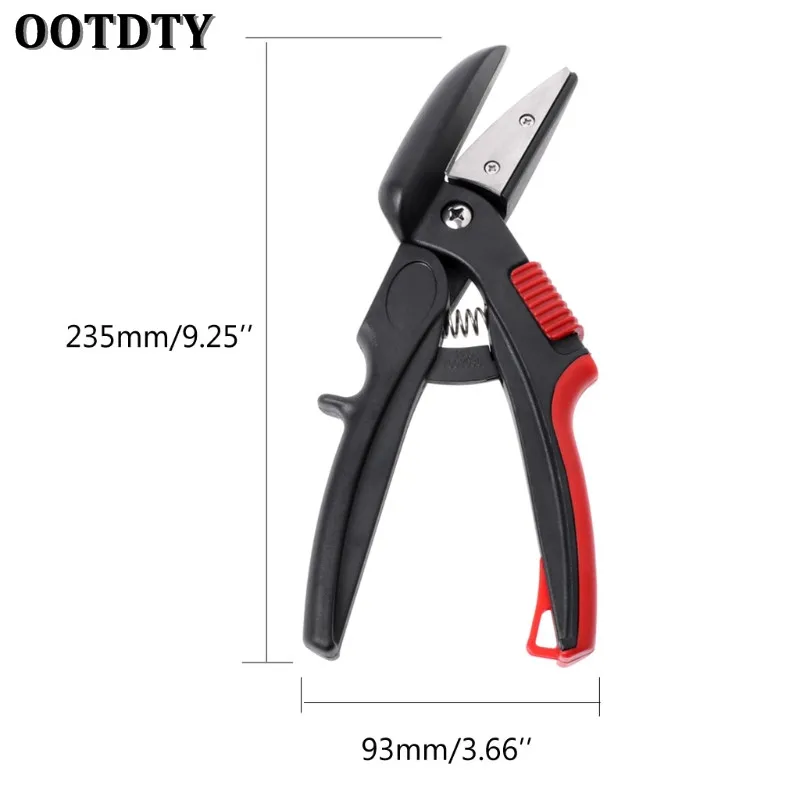 OOTDTY Sheet Metal Tin Snips Left Cutting Cutter Heavy Duty Professional Shear Scissors