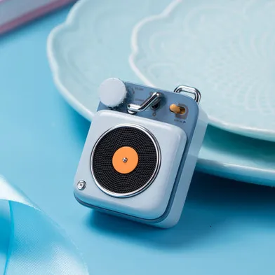 Xiaomi Mijia Cat King Atomic Record плеер B612 2 цвета Bluetooth интеллектуальное аудио портативный цинковый алюминиевый корпус динамик Mu D5 - Color: Blue