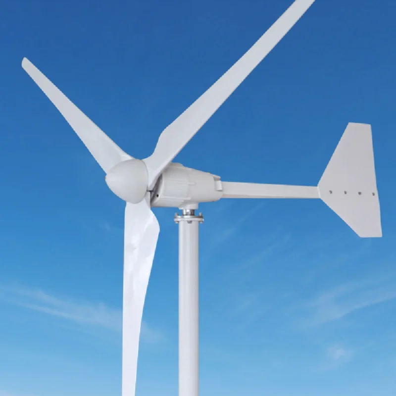 2000 Вт ветряной генератор турбины горизонтальные ветряные турбины генератор 3 Лопасти из стеклопластика с или 48 в 96 в 110 В 220 В напряжение опционально