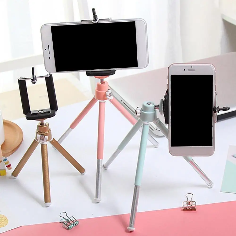 Настольный Телескопический штатив Трипод для телефона с двумя секциями