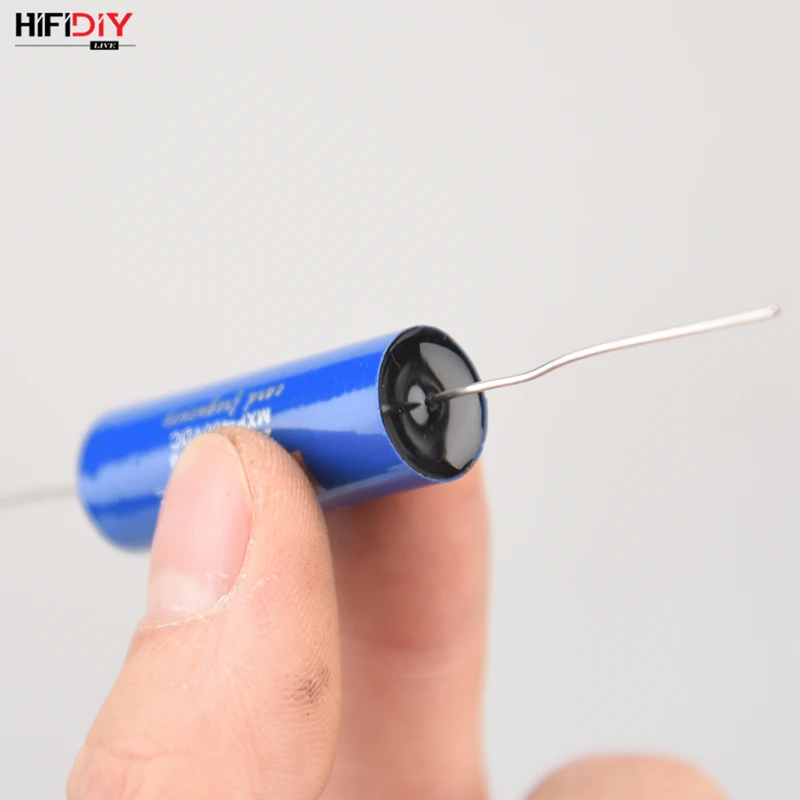 HIFIDIY LIVE Blue MKP capacitor non-polar frequency divider capacitor AUDIO nourishments 8.2uf 10uf 12uf 15uf 18uf22uf 33uf 47uf