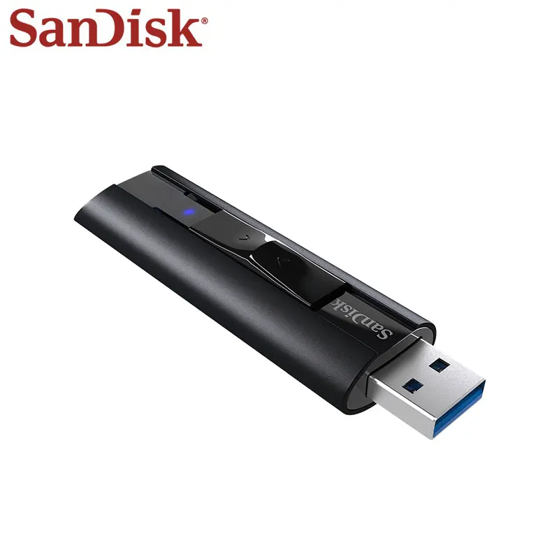 Двойной Флеш накопитель SanDisk USB флэш Extreme PRO 3 2 твердотельный 256 ГБ 128 до 420 МБ/с.