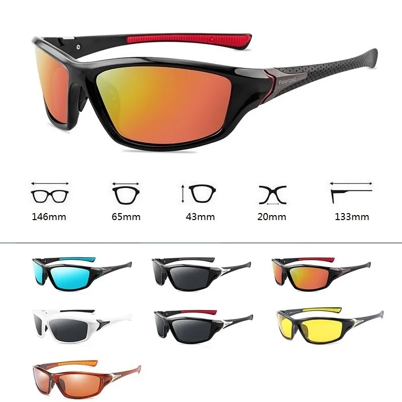 Polarized Cool Black Fashion Driving Sport Sunglasses for Men to Keep Safe & Cool 