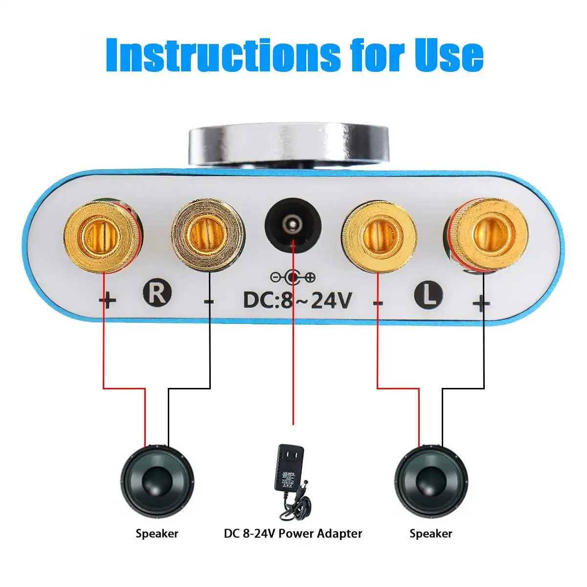 summing amplifier 200W+200W 12V/24V Mini bluetooth 5.0 Digital Amplifier Speaker Audio Power Class D HiFi Stereo USB Music Sound Card AMP Home Car power amplifier