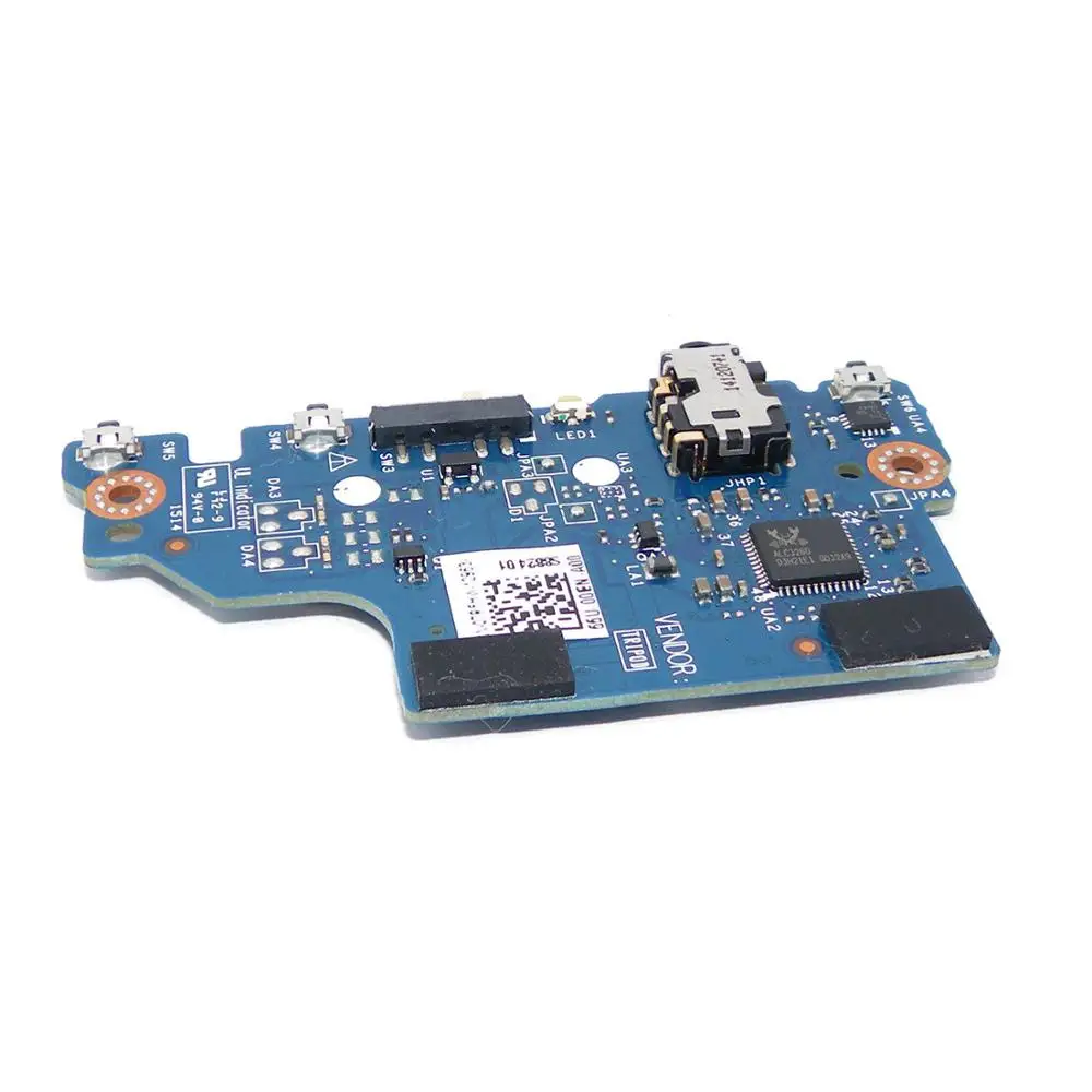 JIANGLUNNEW OEM Audio headphone jack port Power Button for Dell XPS 12 9Q23 LS 8824P
