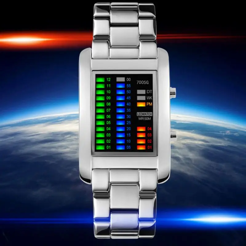

Unisex Digital Watch Men Women Lovers Sport Fashion Couple Clock Watches Top Brand Luxury Alloy Strap Couple