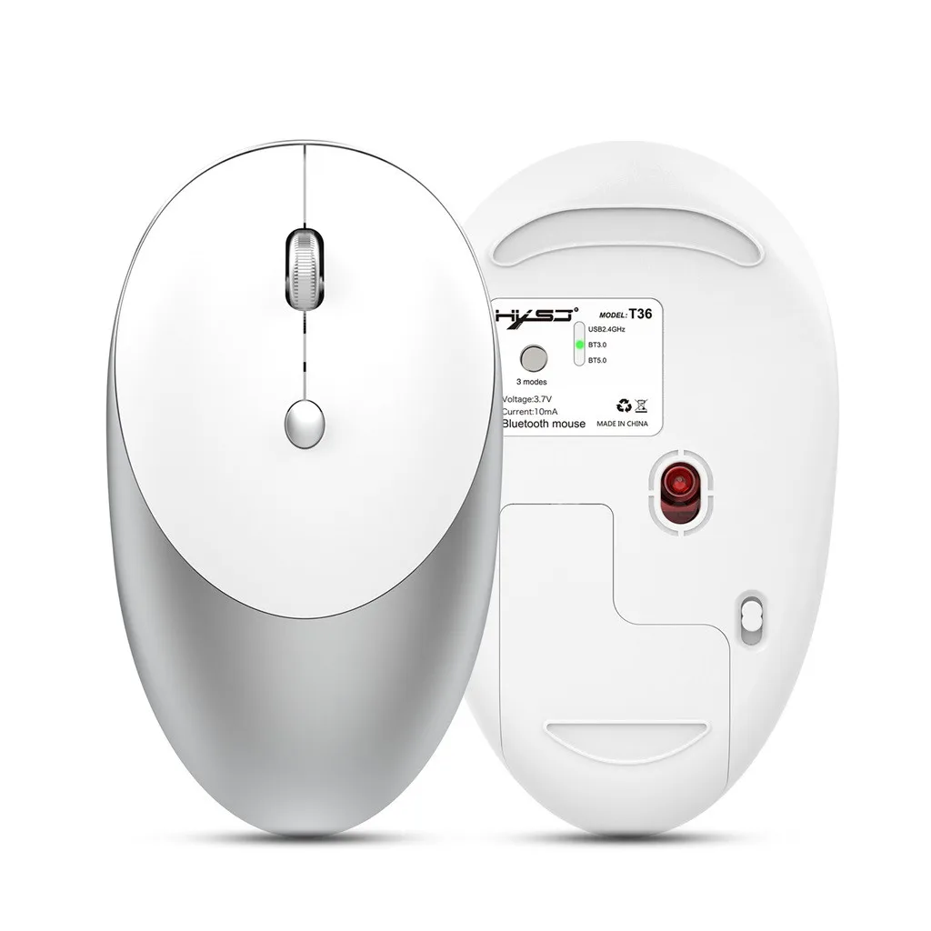 Max1600 dpi перезаряжаемая мышь Bluetooth 3,0+ BT5.0 2,4G Беспроводная трехрежимная Бесшумная мышь Бесшумная игровая мышь для ПК и ноутбука