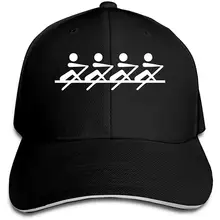 Мужская Женская бейсбольная кепка с гребным веслом на байдарках