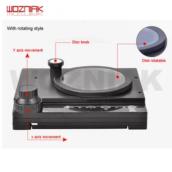 

WOZNIAK Microscope Fine tuning stage General precision carrier platform Mobile platform Horizontal vertical Rotating platform