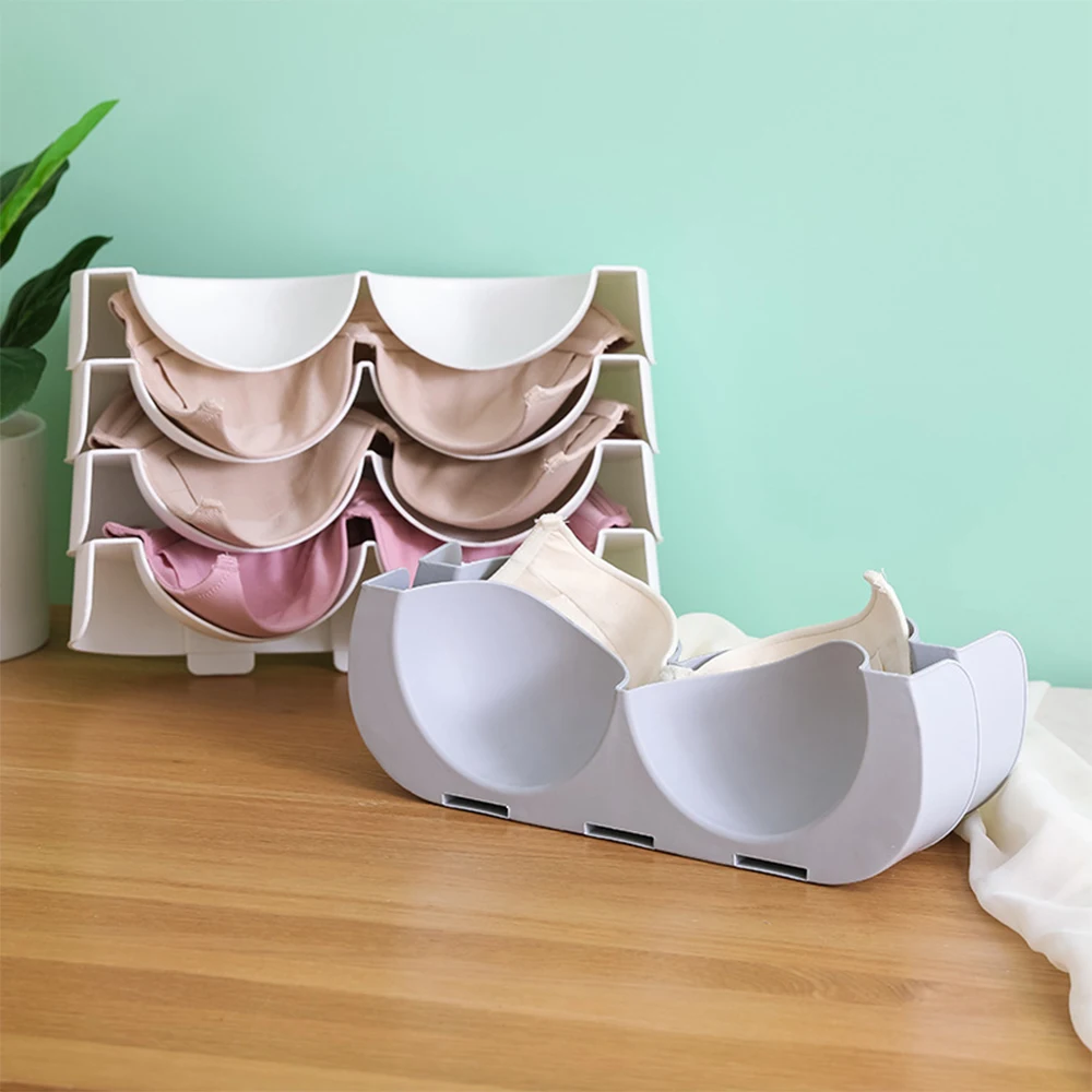 

Multi-size Foldable Storage Boxes Underwear Closet Drawer Divider Lidded Closet Organizer Storage Box For Ties Socks Bra Bedroom