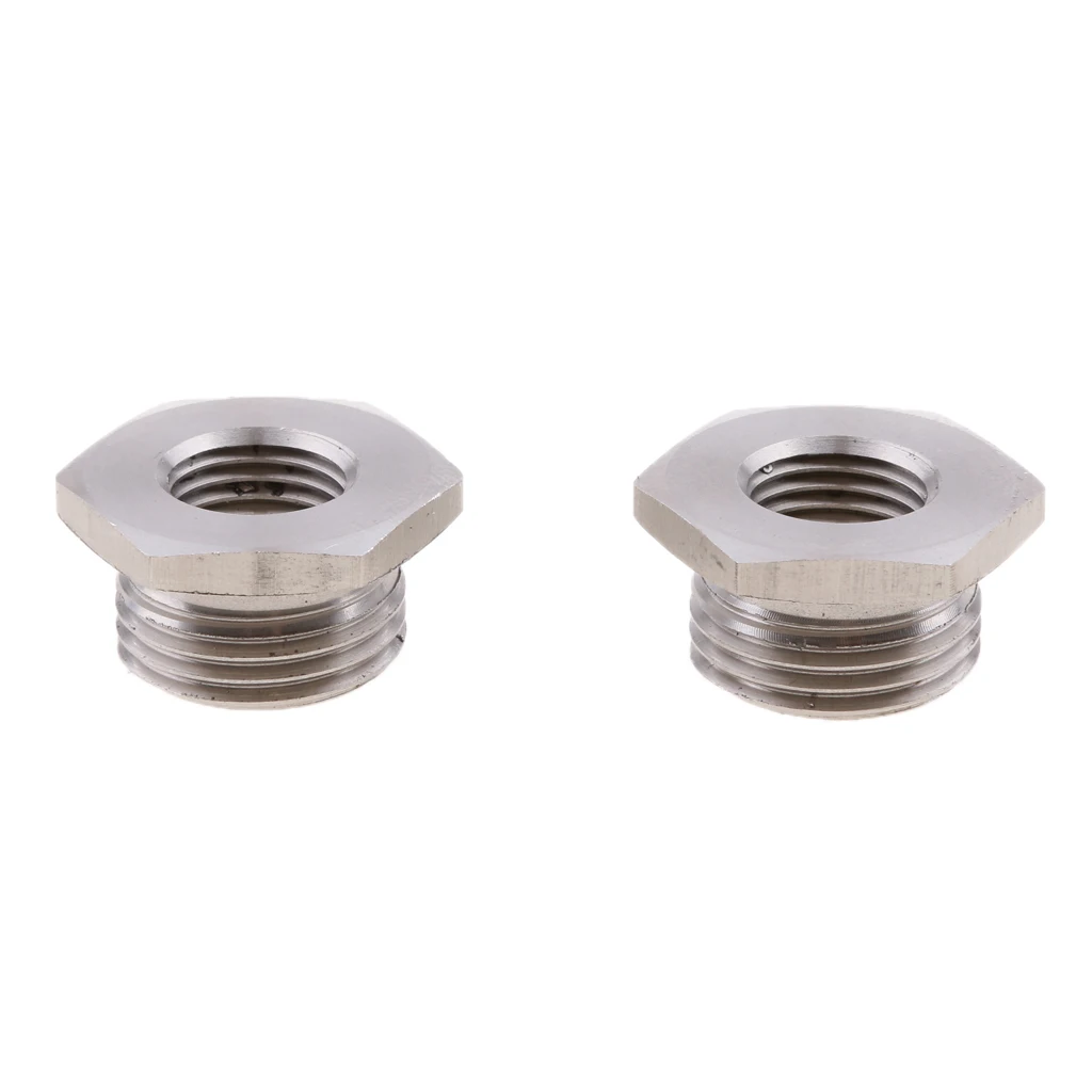O2 Sensor Port Plug Adapters 18-12mm Exhaust Pipes Bungs For 