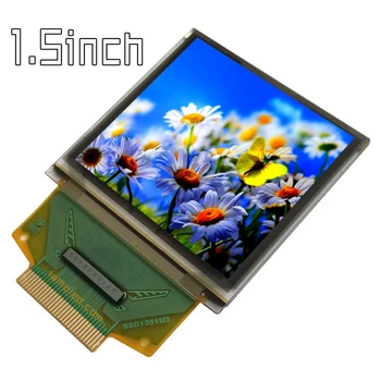 

1.5 Inch Color OLED Display Screen with 128X128 Resolution SPI Serial Port 30PIN Interface SSD1351 Controller