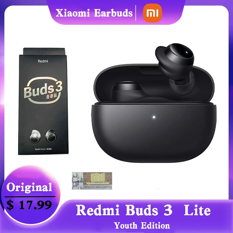 Беспроводные наушники Xiaomi Redmi Buds 3 Youth Edition 2022 Tws Bluetooth 5 2 игровая гарнитура с