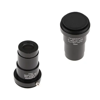 

3X & 5X Barlow Lens for Celestron 102ED 130EQ CGX Telescope Eyepiece Set Multilayer HD Broadband Purple Film 1.25inch