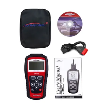 

KW808 Professional OBDII/EOBD Cars Code Reader&Auto Scanner Diagnostic Tool