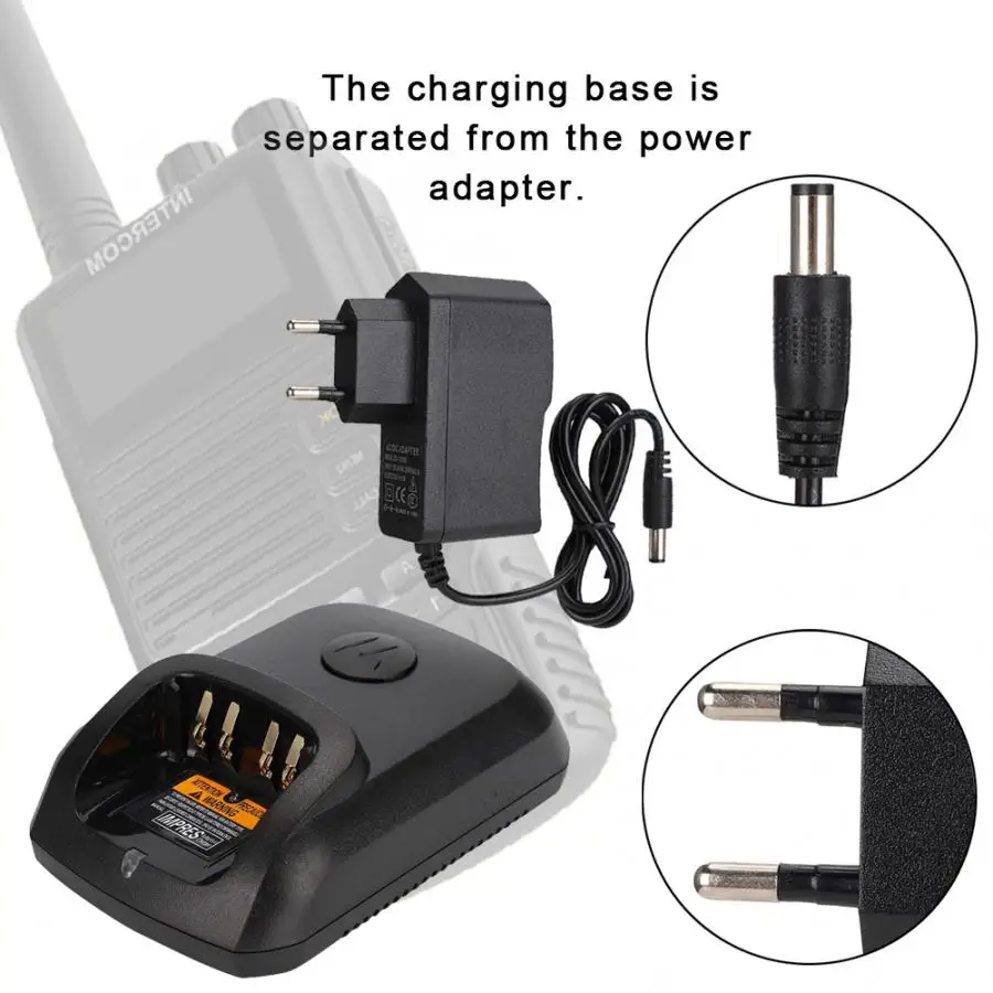 Портативная рация зарядное устройство для Motorola XIR P8268 DP4400 DP4800 DP4801 DEP550 DEP570 DP2000 DP2400 DP2600(100-240 в ЕС вилка