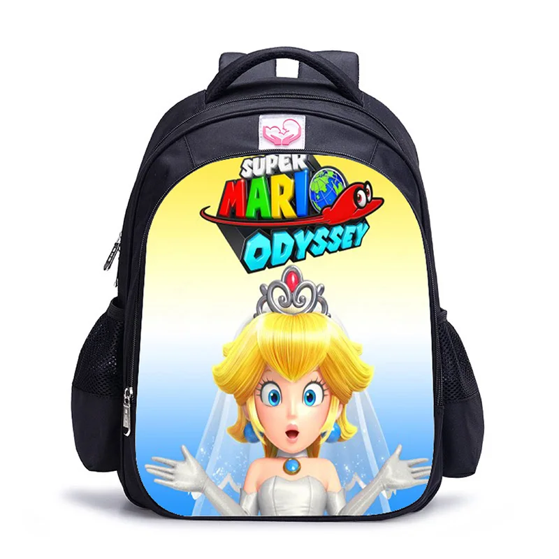 Sac Dos 16 дюймов Аниме Mochila Super Mario рюкзаки для школы подростков девочек путешествия застегивающиеся на молнию школьные сумки Kpop 3D печать книжная сумка - Цвет: 27