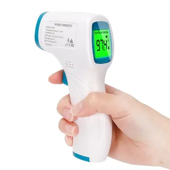 

In Stock! Non-contact Infrared LCD Monitor Infrared Thermometer Infrared Forehead Laser Precise Digital Temperature Device
