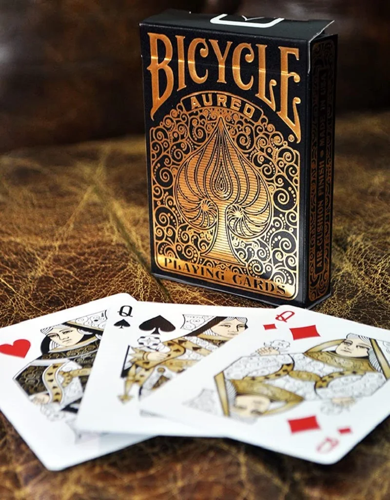 Bicycle Aureo Black Playing Cards Magic Card Games Magic Tricks Props|Card  Games| - AliExpress