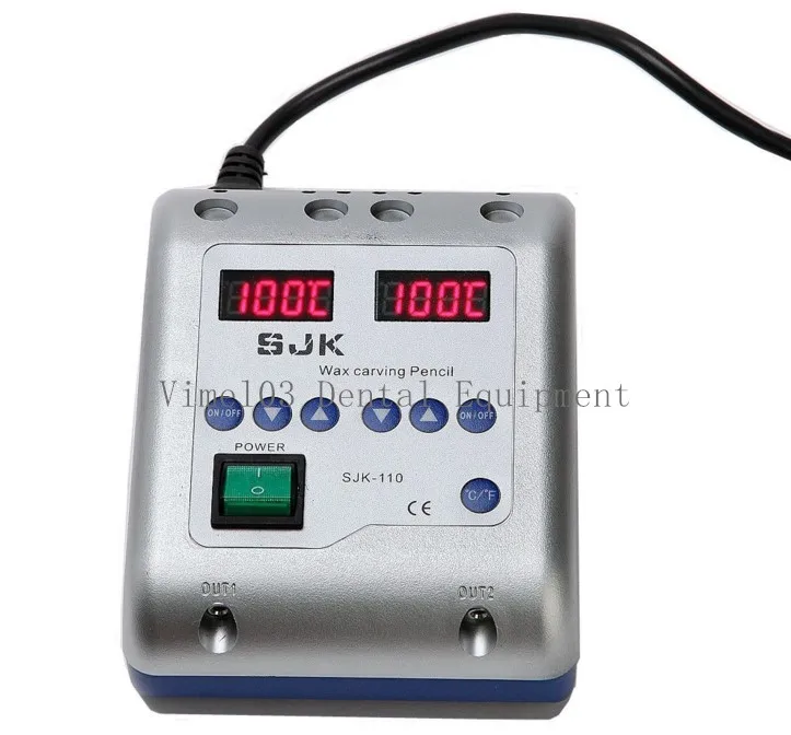 Dental Lab Electric Wax Knife Waxer Carving Pencil Carver with 6 Tips+2 Pens