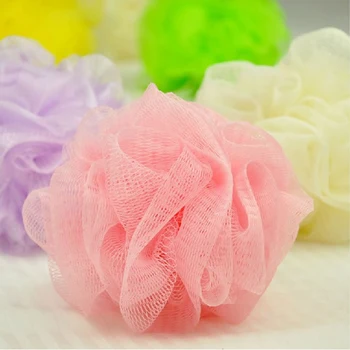 

2/10pc Sponge Flower Bath Ball Body Cleaning Mesh Shower Nylon Scrubber Mesh Net Ball Bathroom Supplies Dropshipping
