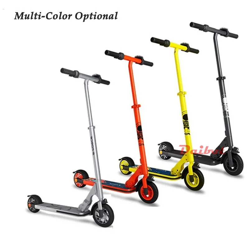 Daibot Portable Electric Scooter 2 Wheel Electric Scooters RemoteHand Brake AdultKids Yellow Folding Electric Kick Scooters  (2)