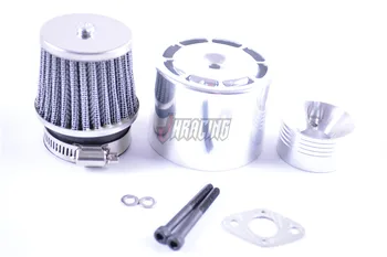 

Alloy Large Volume Air Intake Air Filter CNC Base for 2-stroke Gasoline Engine fit 1/5 KM ROVAN LOSI RC vehicle