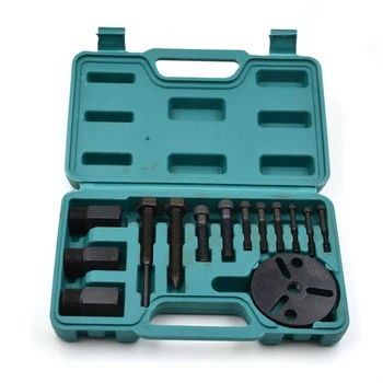 

14 Pieces A/C Compressor Clutch Remover A/C Puller Installer Air Conditioning Tools Kit Car Repair Kit