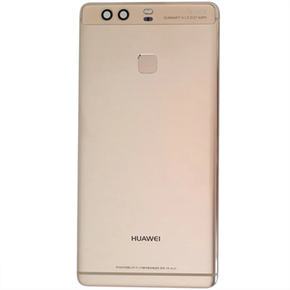 Металлический задний корпус для HUAWEI P9 задняя крышка Корпус задняя крышка батарейный корпус с отпечатком пальца+ Боковая кнопка+ объектив камеры