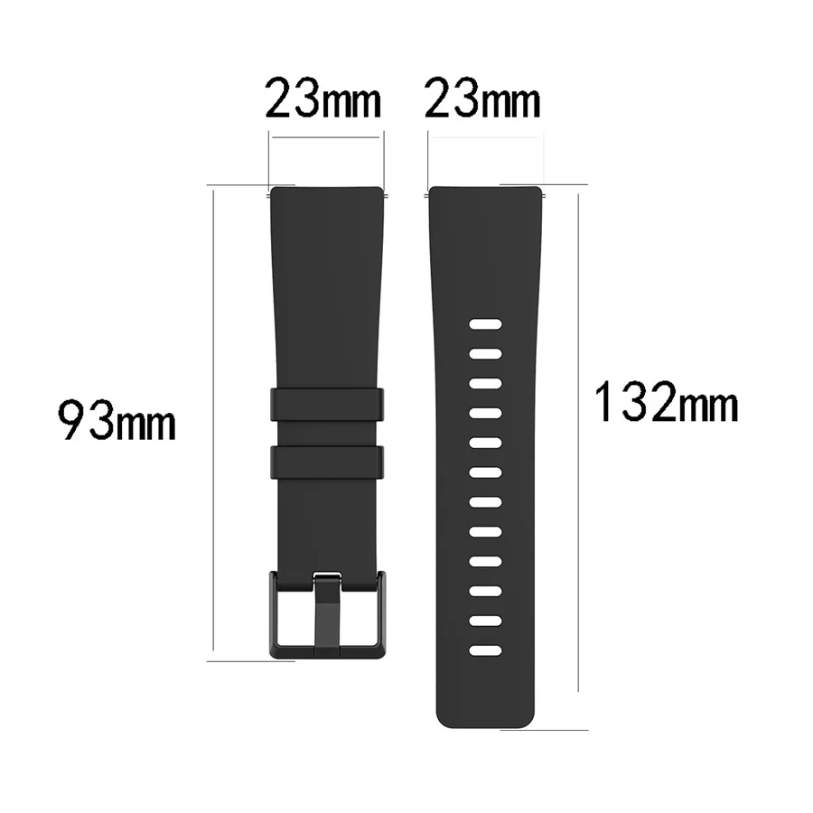 Смарт-часы ремешок для Fitbit Versa2 23 мм силиконовый ремешок для Fitbit Versa/Versa lite/Versa 2 браслет спортивные аксессуары