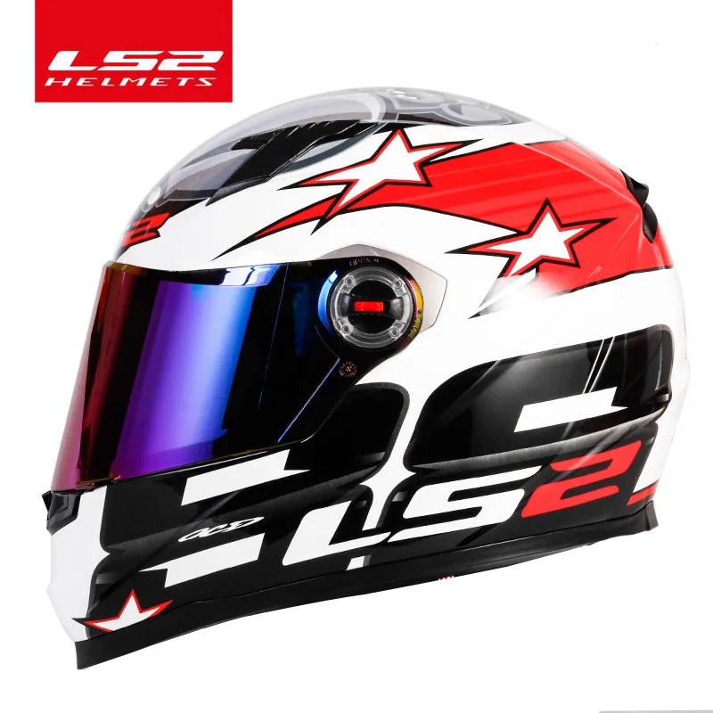 rhinoceros colorful LS2 FF358 полный уход за кожей лица moto rcycle шлем Высокое качество LS2 Флаг Бразилии capacete шлем moto руля ECE утвержден без насоса - Цвет: rhinoceros colorful
