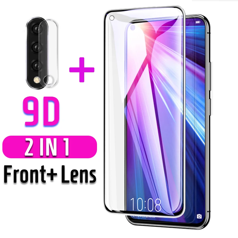 

2-in-1 honor 20s 9D Camera Lens Film on the For huawei honor 20 Pro Nova 5t Screen Protector Tempered Protective Glass Safety