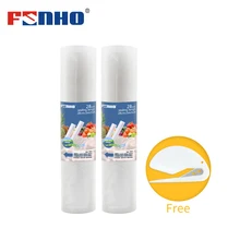 FUNHO 28 см* 500 см 2 рулона/лот вакуумные упаковочные пакеты для вакуумного упаковщика Упаковка Контейнер сумка для хранения продуктов питания кухня