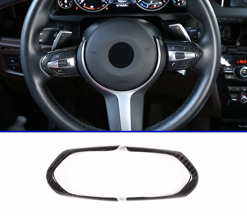 Настоящее углеродное волокно для BMW M-Sport F20 F22 F21 F30 F32 F33 F36 F06 F12 F13 X5 F15 X6 F16 кнопки