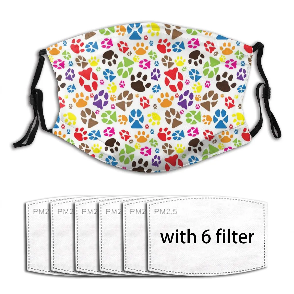 Anti-Pollution Animal Paws Washable Reusable Unisex Cosplay Party Outdoor Cool Mouth Cover Mask | Аксессуары для одежды
